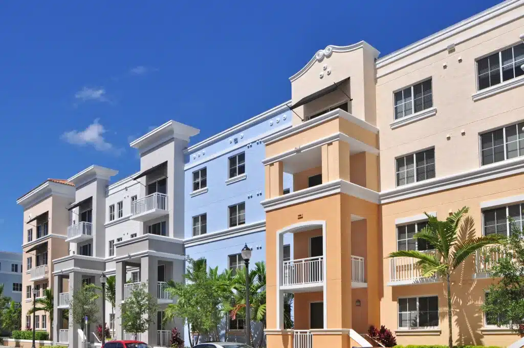 Impact windows and doors in condo building